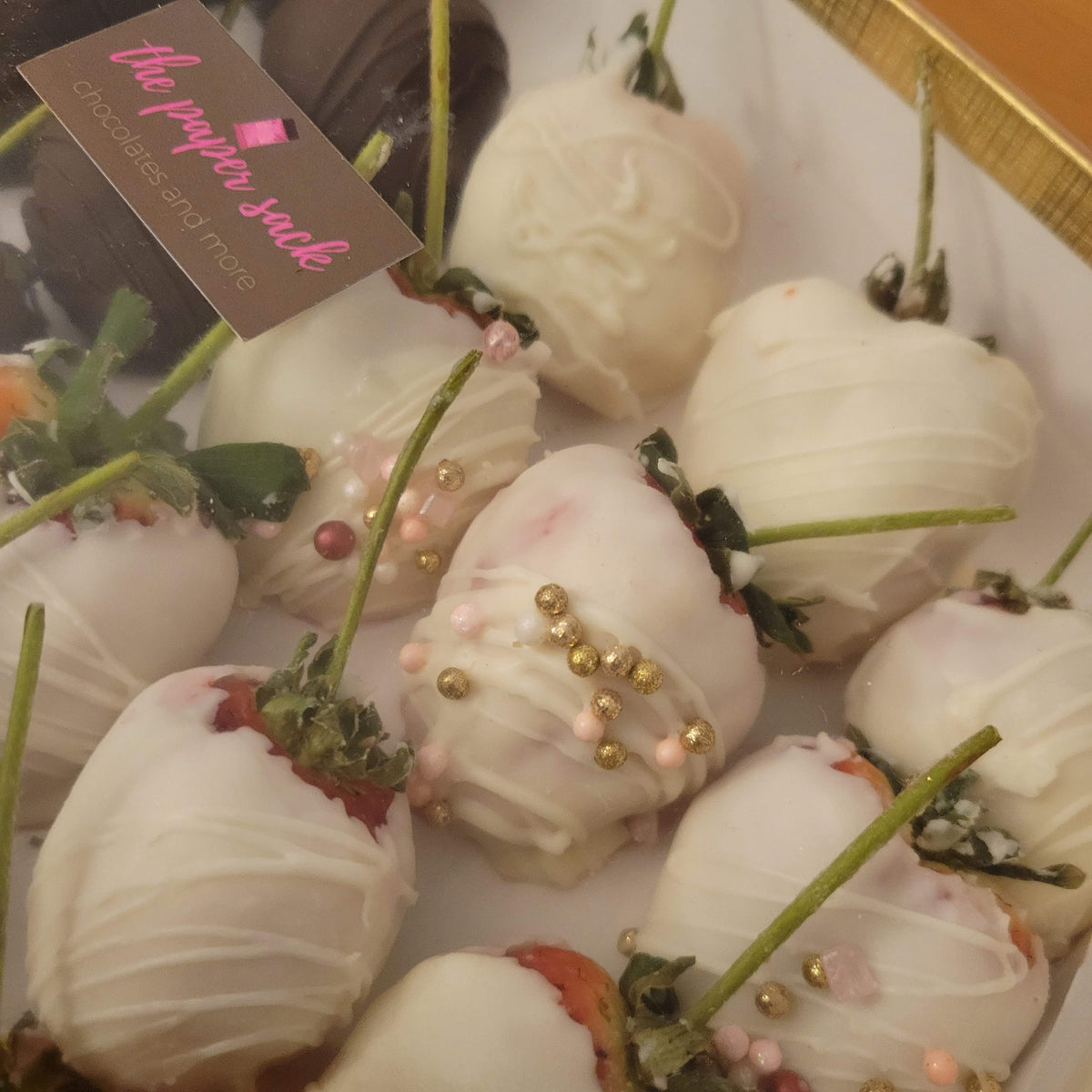 Dessert Table: Chocolate Covered Strawberries