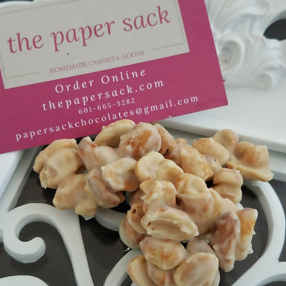 White Chocolate Peanut Clusters