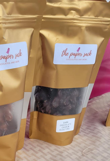 Dark Chocolate Cashew Clusters