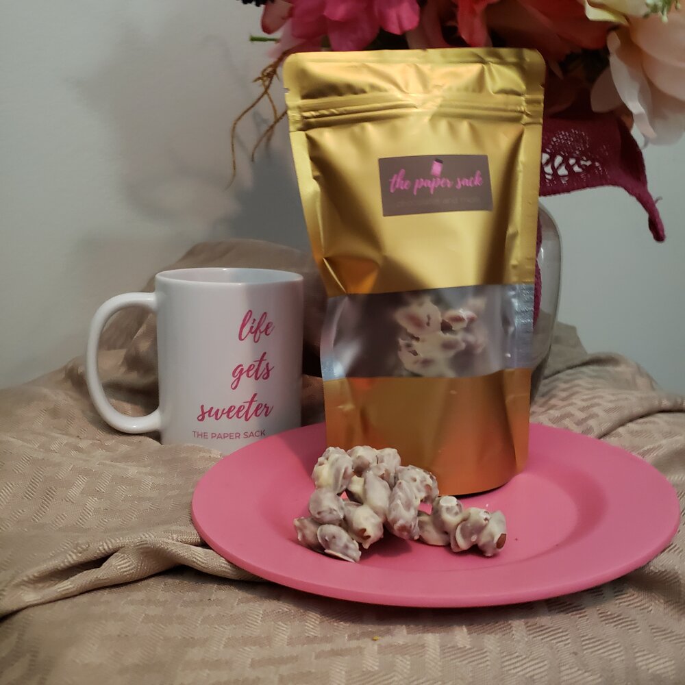 White Chocolate Almonds